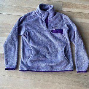 Patagonia Re-Tool Snap-T Pullover Purple, Medium